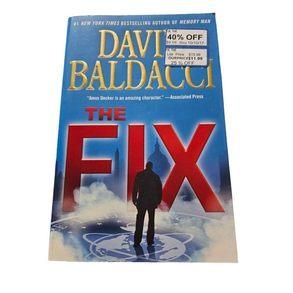 The fix by David Baldacci grand central publishing isbn 9781455586547